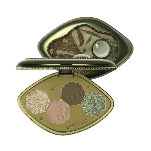 Silky Quad Shadow Collection with Dual Finish and Application Mirror